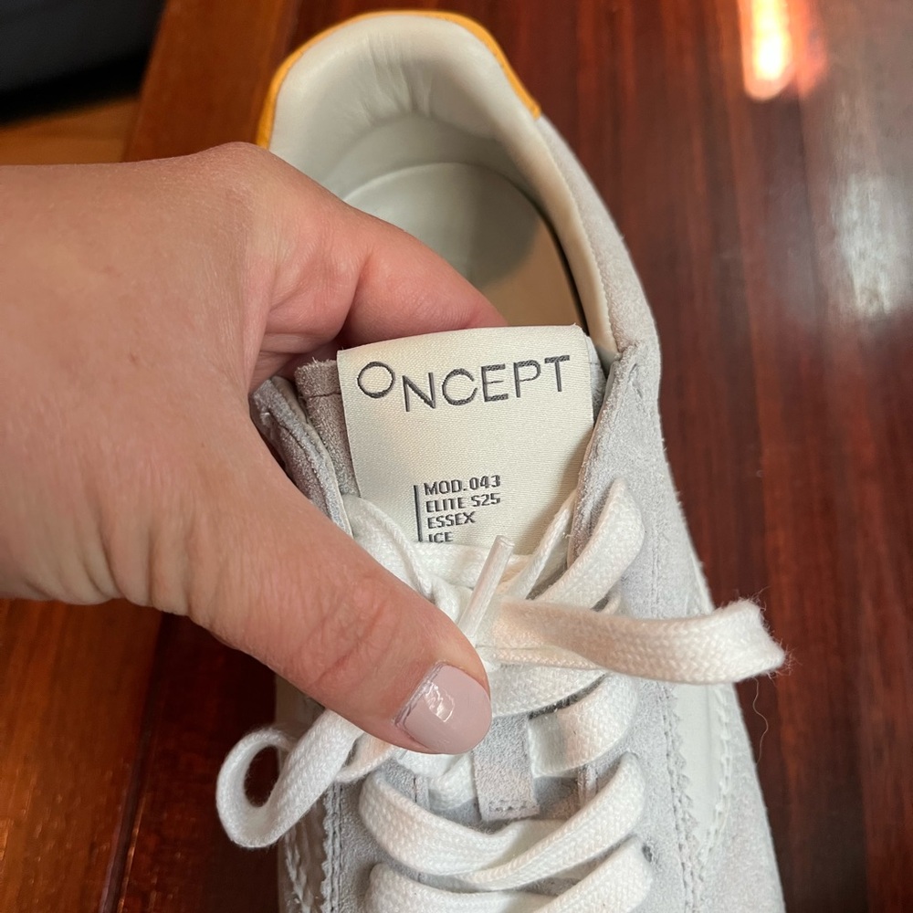 Oncept White Suede Sneaker - Picture 4 of 5